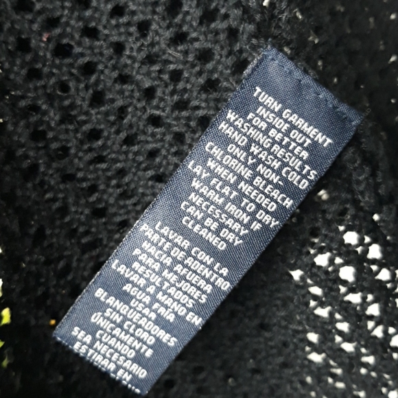 Jones New York Black Crochet Sweater Vest - Picture 6 of 6